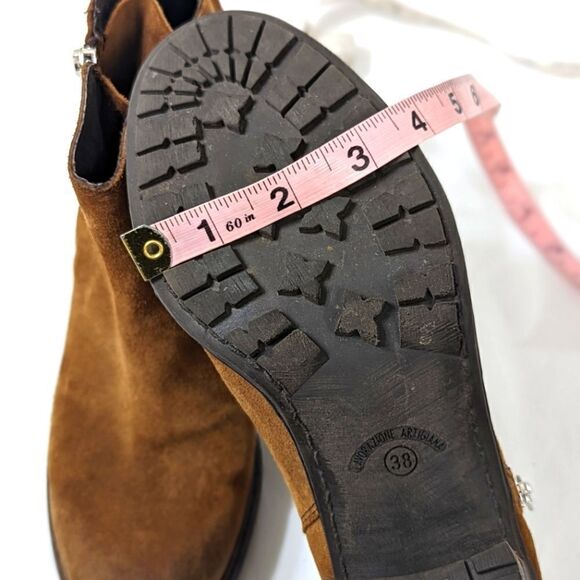 Browns Suede Ankle Bootie - Picture 8 of 8